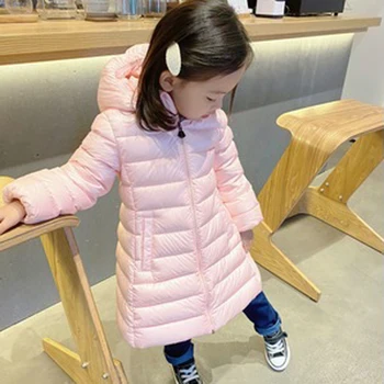 

Per-sale Ship In End of October 2020 Baby Winter Clothes Monc Down Jacket with Solid Color Hat and Removable Baby Snow Coat