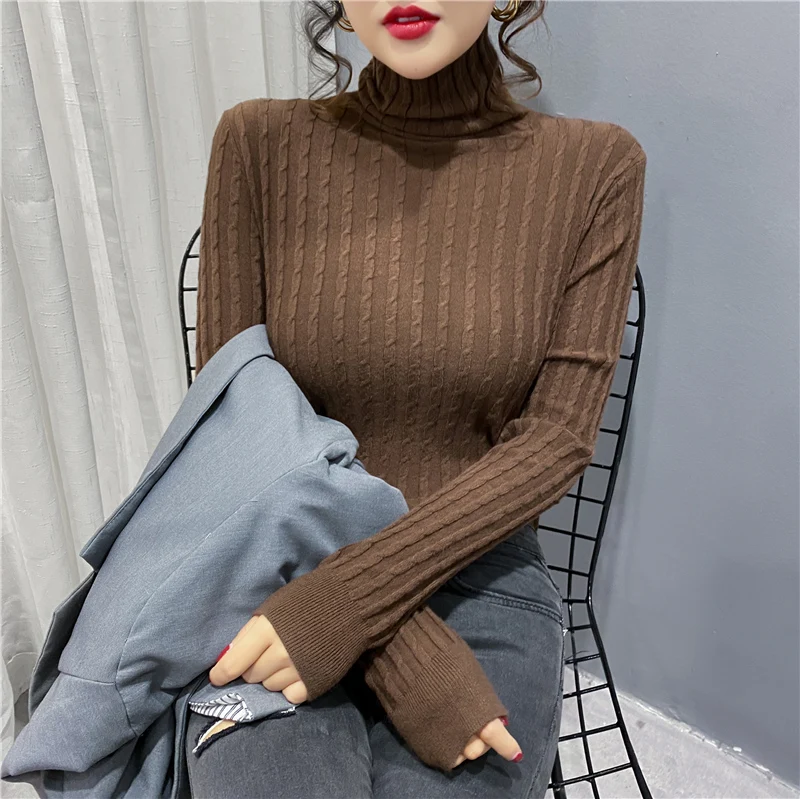 

Room 189852, 6 row under 3 】 make pure color turtle neck twist head set render unlined upper garment [1158] 37