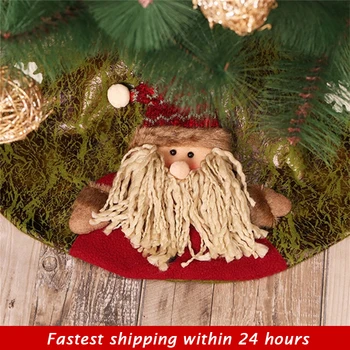 

Christmas Tree Skirt Christmas Decorations for Tree Christmas Tree Carpet Base Xmas New Year Decor Supplies Falda Arbol Navidad