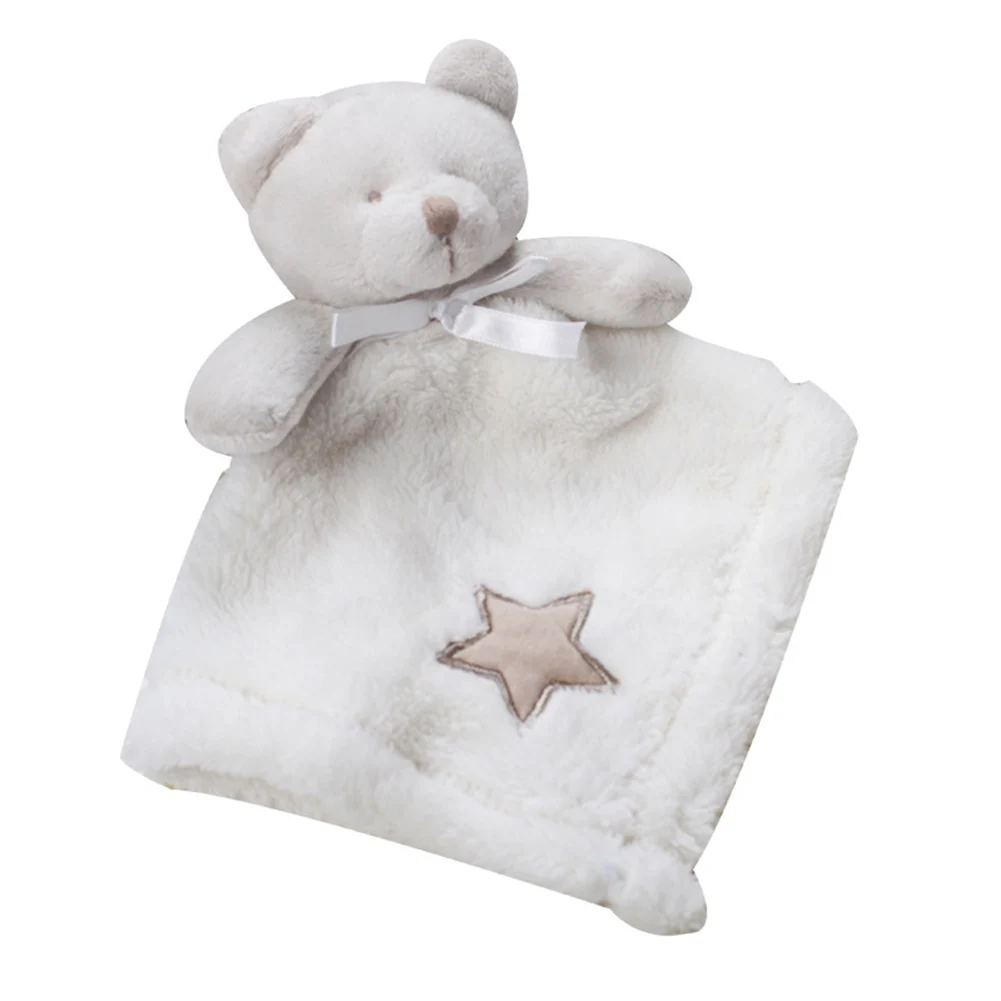 

1Pcs/set Cute Bear Newborn Blankie Of Baby Toys Infant Soothe Towel Newborn Baby Gift To Soothe Towel Educational Plush Toys