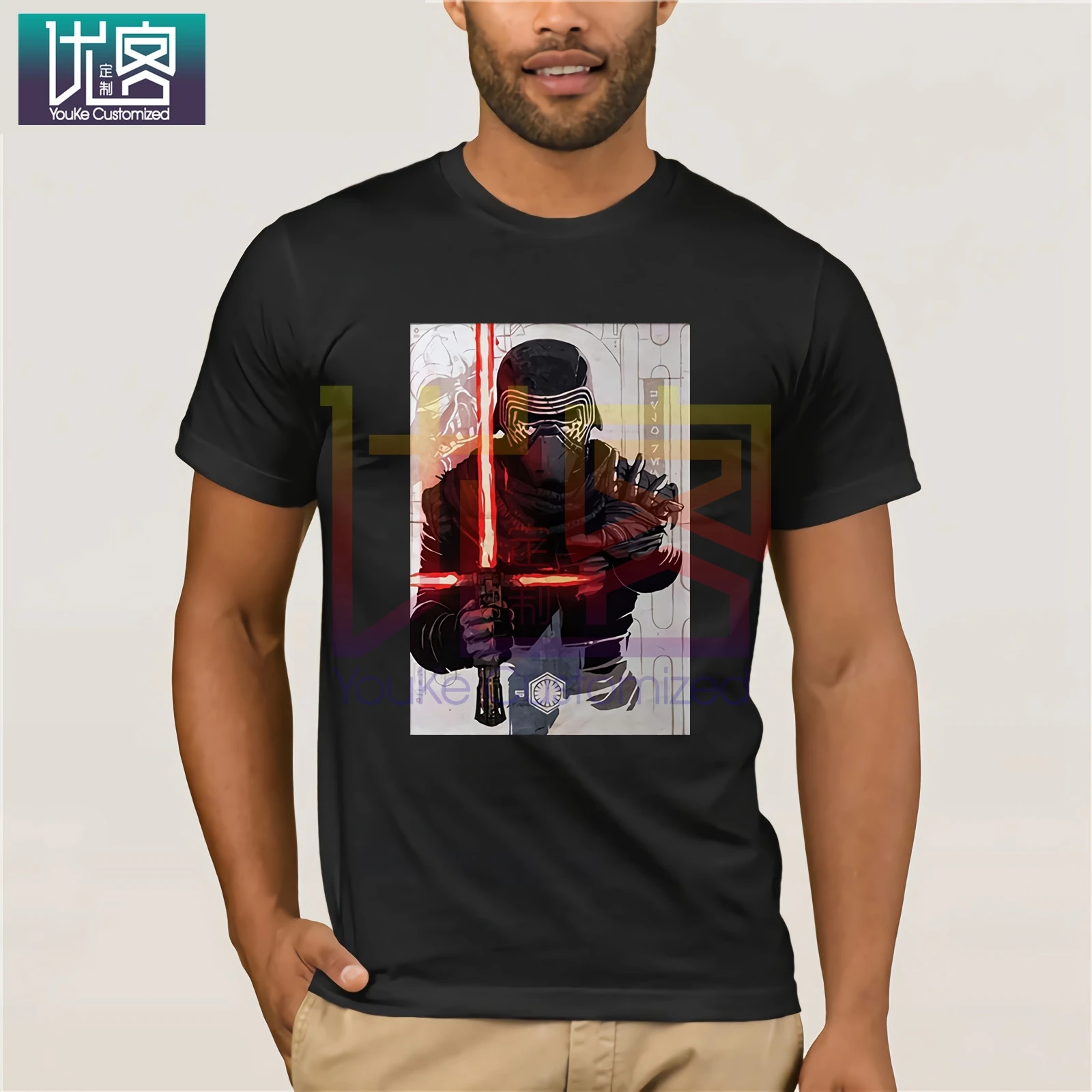 

2019 Newest Star Wars Casual Tees 100% Cotton Clothes T Shirt Cotton Tee Shirt Present Funny Print Tshirt Men Hip Hop