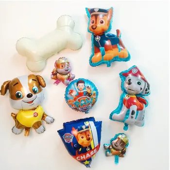

2020 Paw Patrol Birthday Decoration Figure Toys Puppy Patrol Balloon Toys Party Room Decor Chase Marshall Ballon Kids Girls Toy