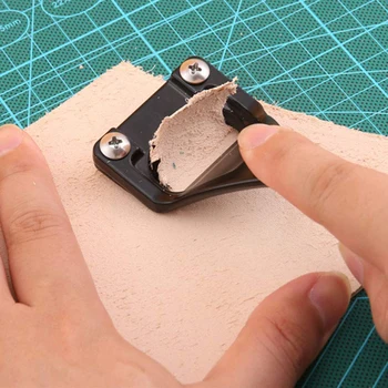 

Life Black Alloy Leather Thinner Leathercraft Sewing Accessories DIY Leather Hanfcraft Tool Accessory