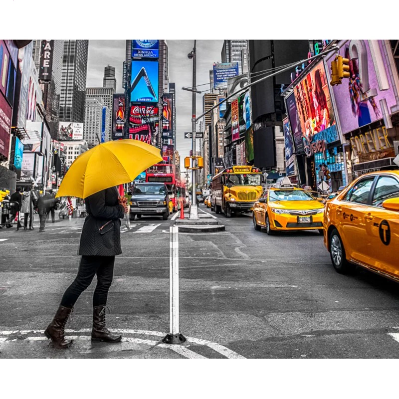 Алмазная 5d картина сделай сам модная вышивка с изображением Нью-Йорка полная