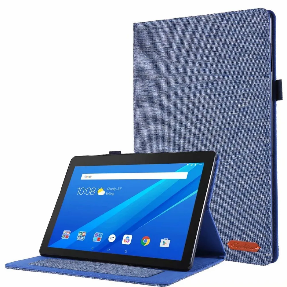 Чехол для планшета lenovo Tab E10 10,1, чехол Funda TB-X104F TB X104F TB-X104L, тонкий магнитный складной чехол-подставка из искусственной кожи+ пленка+ ручка