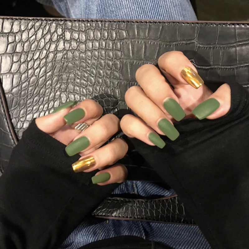 Jewelry Beauty Nail Art Choose Your Shape Stiletto Nails Fake Nails Reusable Coffin Nails Glue On Nails Green Nails Camo Green Gradient Press On Nails Craft Supplies Tools Youngwillow Com Au