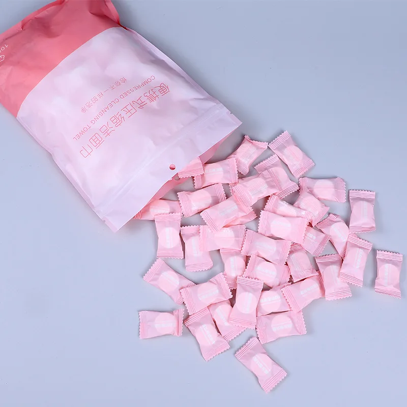 Description Picture 5 of item20/50pcs Disposable Towel Compressed Portable Travel Hotel Non-woven Face Towel Water Dry&Wet Wipe Outdoor Moistened Tissues