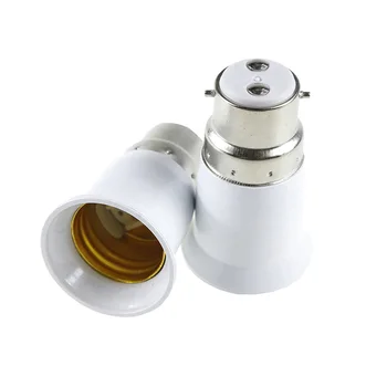 

1pcs B22 To E27 Socket LED Lamp Adapte Fireproof Holder Adapter Converter Socket Change Screw Light Bulb Lamp Adaptor