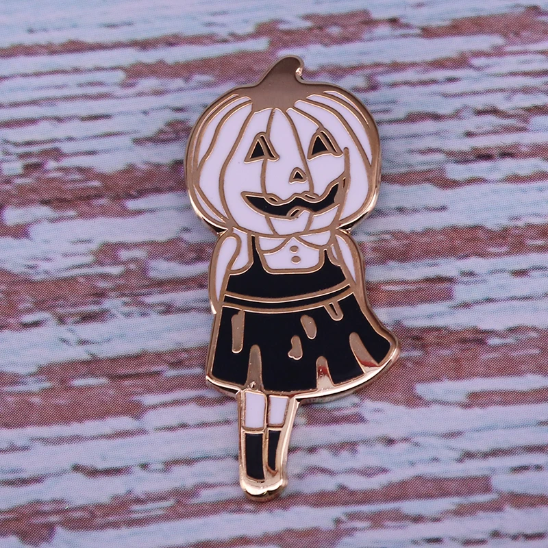 Брошь счастливая Тыква девочка идеальный декор на Хэллоуин для празднования