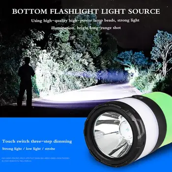 

LED Camping Light Mosquito Tent Lamp Multi-Functional Lantern Flashlight Hanging Lantern For Fishing Hiking Emergency Lighting