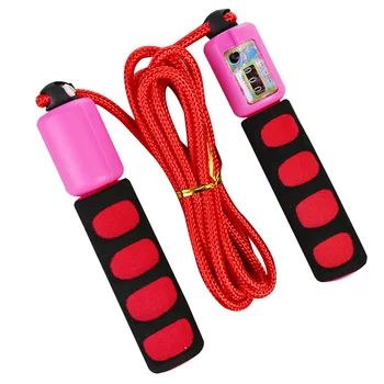 

Portable Lose Weight Fast Speed Non Slip Workout Training Jump Rope Exercise Bearing Length Adjustable Foam Handle With Counter