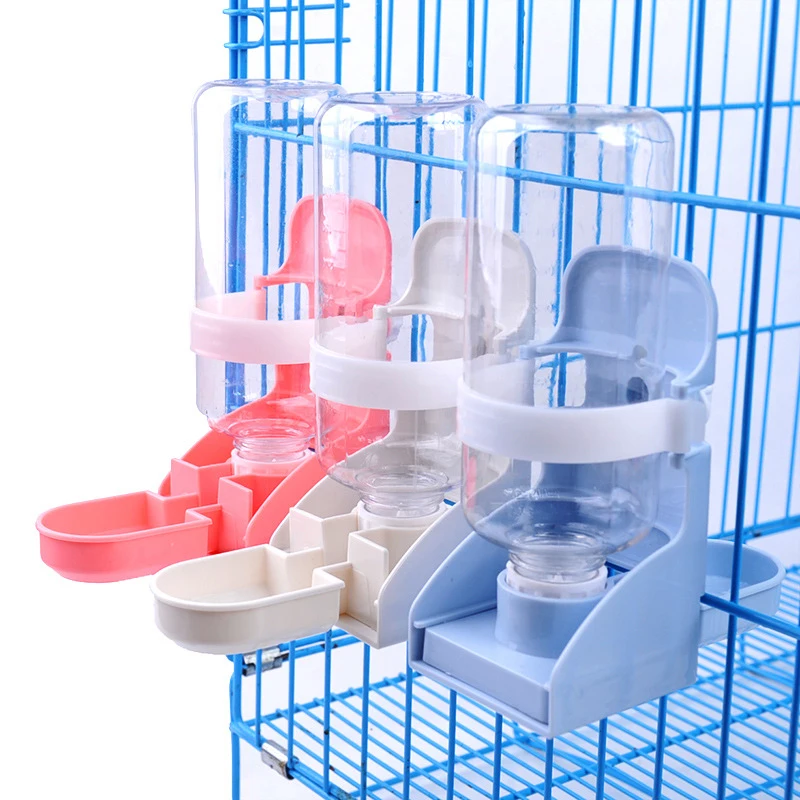 500ML loro mascota aves bebedor paloma conejo bebiendo agua tazón alimentador perro gato jaula colgante dispensador de agua Dispositivo de productos para mascotas