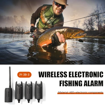 

LED Alert Indicator Kit Wireless Electronic Fishing Alarm Receiver with Zipper Box Outdoor Fishing Tools Light And Convenient