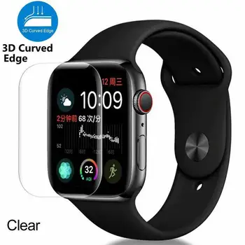 

Full-cover Edges Glass Film For 38 40 44 Mm Screen Glass For 3d Full-cover Saver Tempered Full-gel Film Watch M9V9