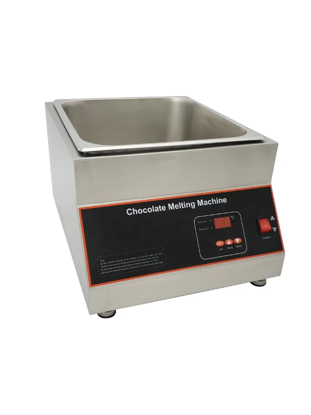 220V/ 110V Commercial digital 12kg chocolate melting machine warmer melter