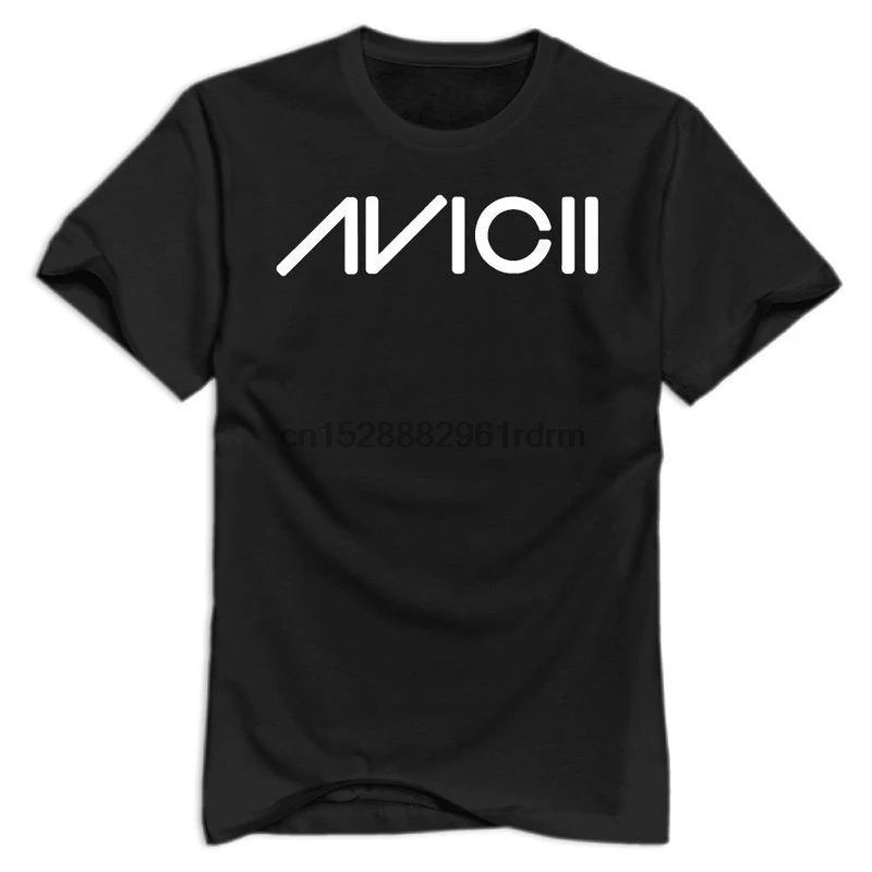 Одежда Кэти п. Мужские черные футболки Avicii Hunt 4239 | Мужская одежда