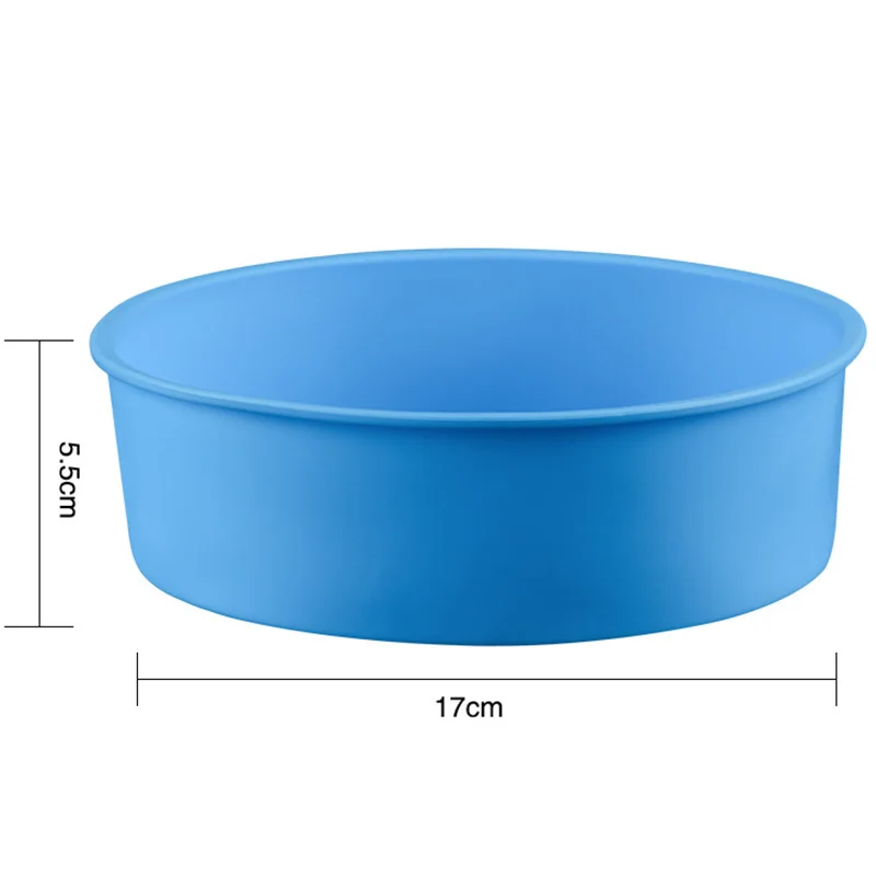 Силиконовая Круглая противень для выпечки 6 дюймов форма для торта Бытовая печь антипригарные Инструменты для выпечки