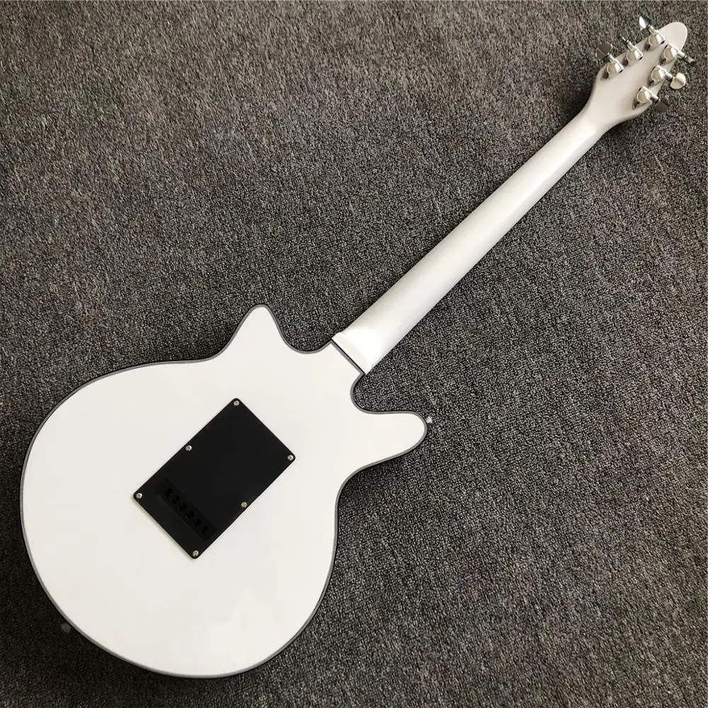 Фабрика белая Гильдия Brian BM01 Brian may-гитара Black Pickguard 3 пикапы тремоло мост 24 лада на заказ электрогитара