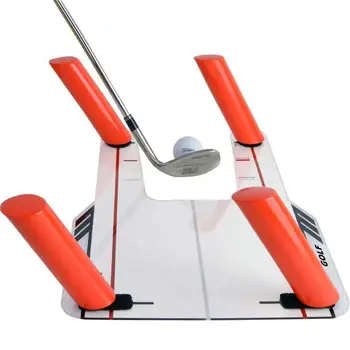 

PC Golf Alignment Trainer Aid Swing Training Speed Trap Practice Base Tool