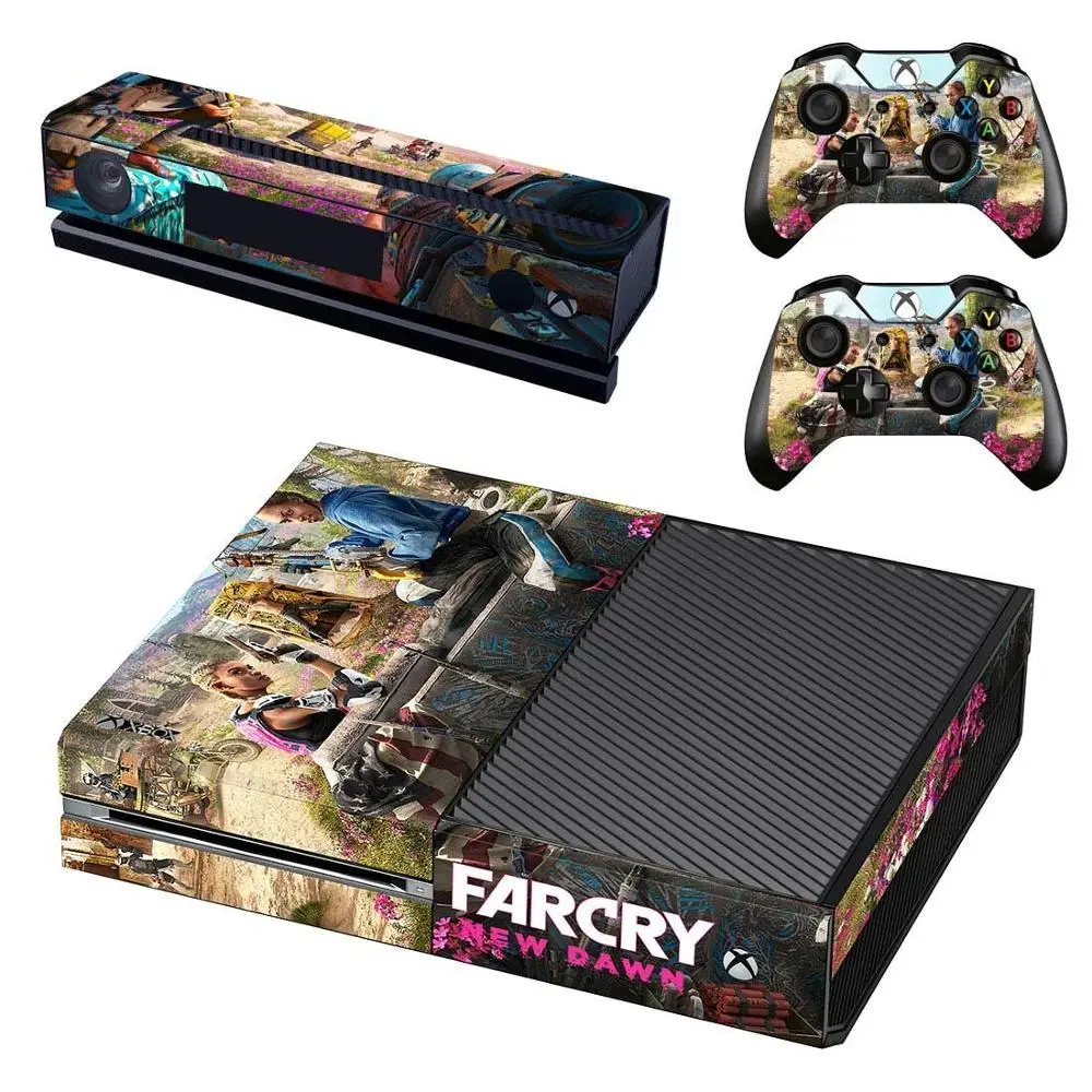 FARCRY Far Cry рассвет наклейка для кожи Полное покрытие для Xbox One консоль и Kinect и 2 контроллера для Xbox One Наклейка для кожи