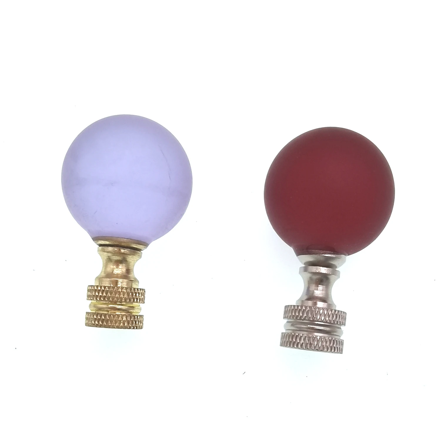 Brass Pallet Lamp Finial Cap Knobs 4.8cm Tall Frosted Crystal Glass Ball Design Lamp Finial for Lamp Shade Lighting Fixture Brac flynn tall brass люстра