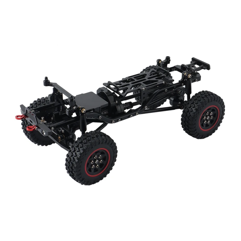 Facibom Metal Chassis Frame Body Shell for Axial SCX24 90081 1/24 RC Crawler Upgrade Parts Car Accessory 