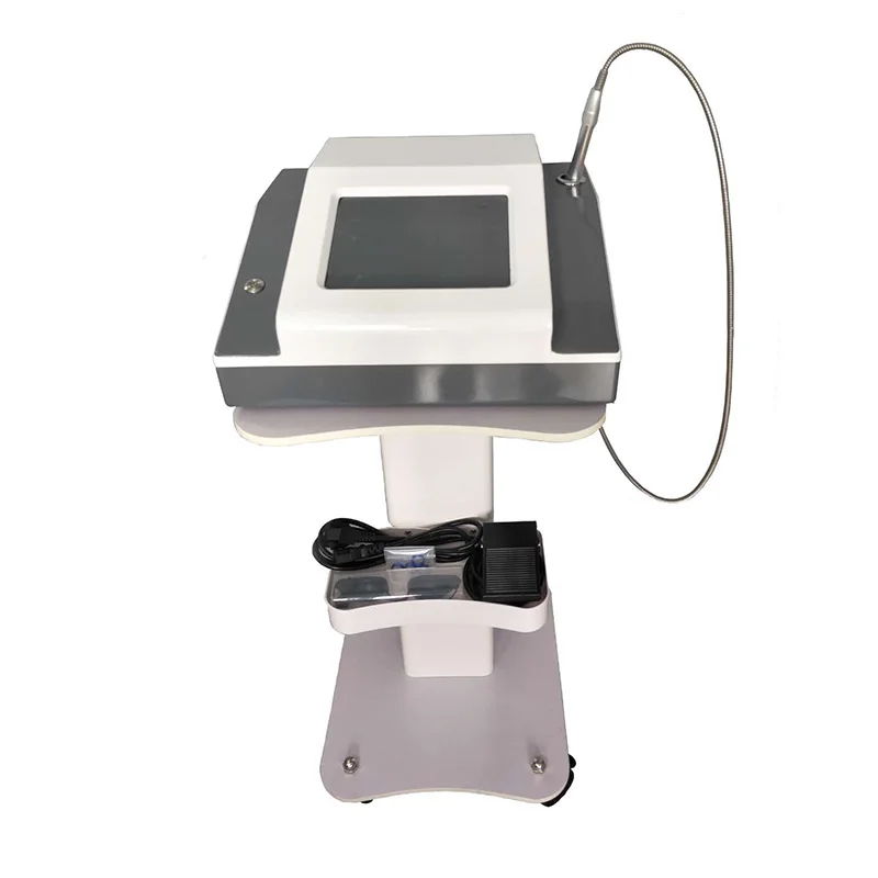 

free shipping 980nm laser red blood capillary instrument laser wirefeeder non-e lightRFnon-invasive/laser spider vein removal