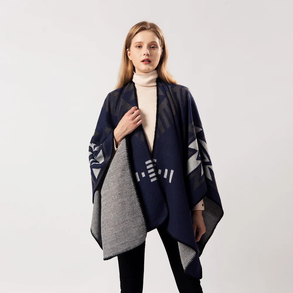 Женская треугольная шаль популярная новинка 2020 модная универсальная Толстая в