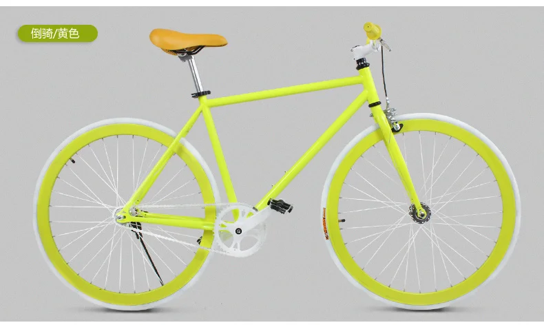 Cheap New X-Front brand Luminous High-carbon steel fixed gear retro Bike 700C students stunt bicycle inverter ride road bicicleta 12