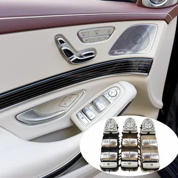 

Car Styling NEW Power Window Lifter Controller Master Control Switch For Mercedes A2139054803 A2229052004 Brown/Black/Beige