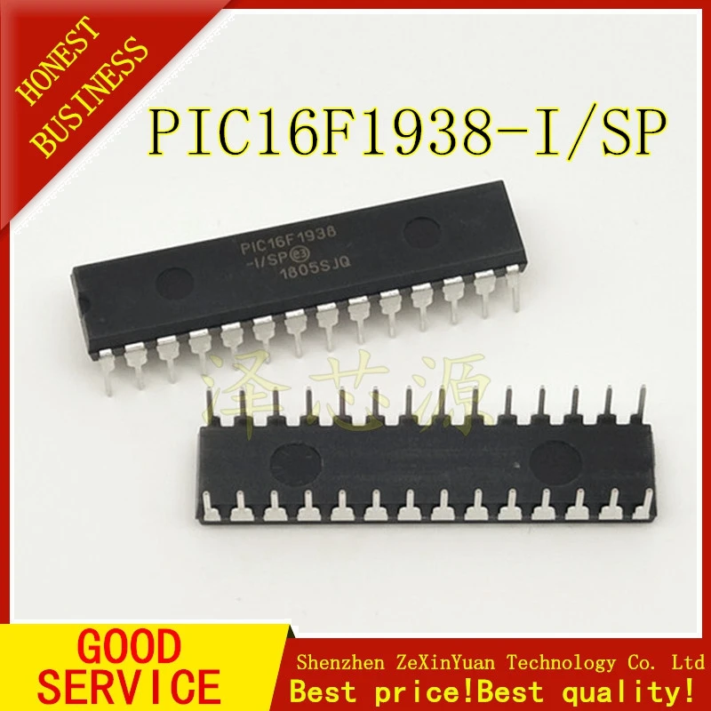PIC16F1938-I/SP PIC16F1938 DIP-20 Новый 5 шт