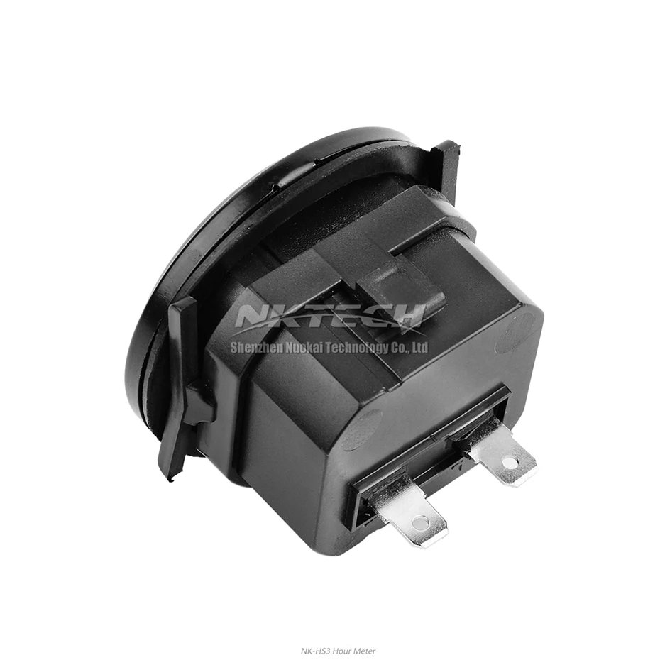  NKTECH Quartz Hour Meter Round NK-HS3 Meters Time Counter For Boat Generator Car Truck Motorcycle M