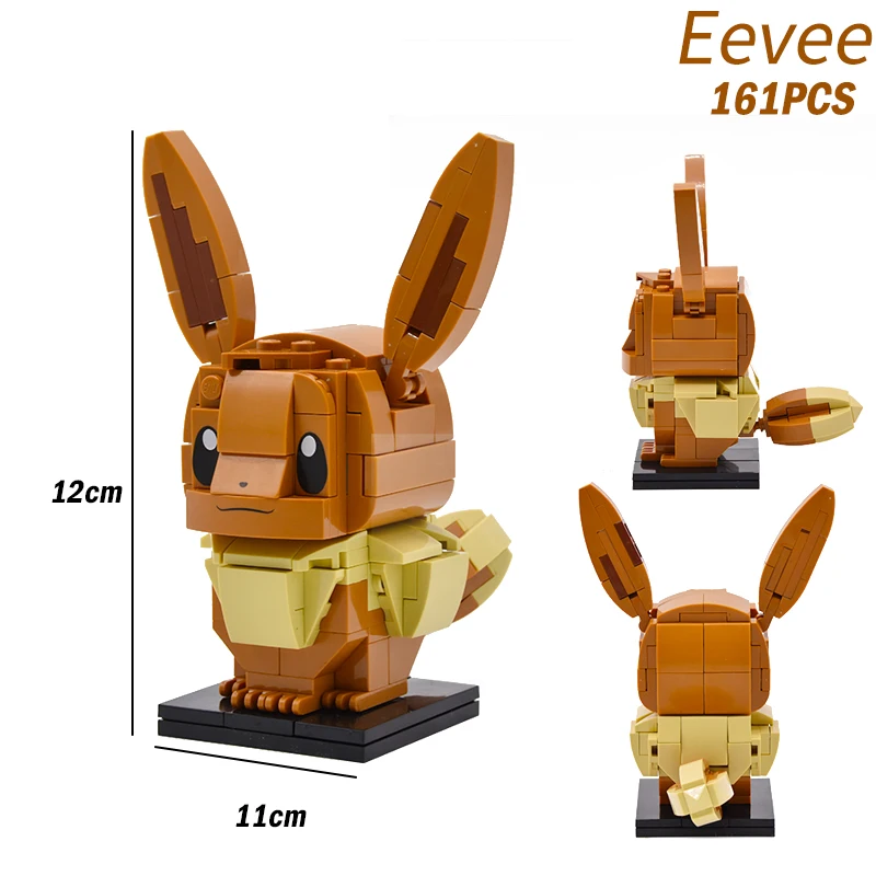pokemon figures Pikachu cartoon brick pocket monster ball monster