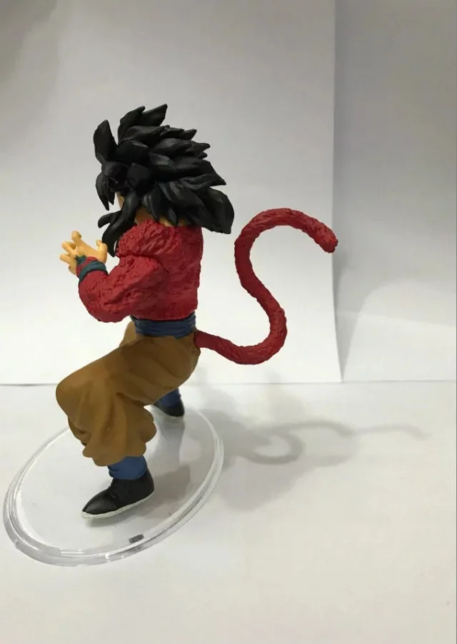 Волк аниме Dragon Ball Супер Saiyan люди 4 стиль ультра-три Sun Wukong конфеты игрушка в коробке Гараж Комплект