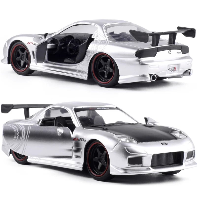 

Jada 1:32 Mazda Rx7 Coupe Alloy Car Model Toys Back To The Force The Car Model Collection Gift Items