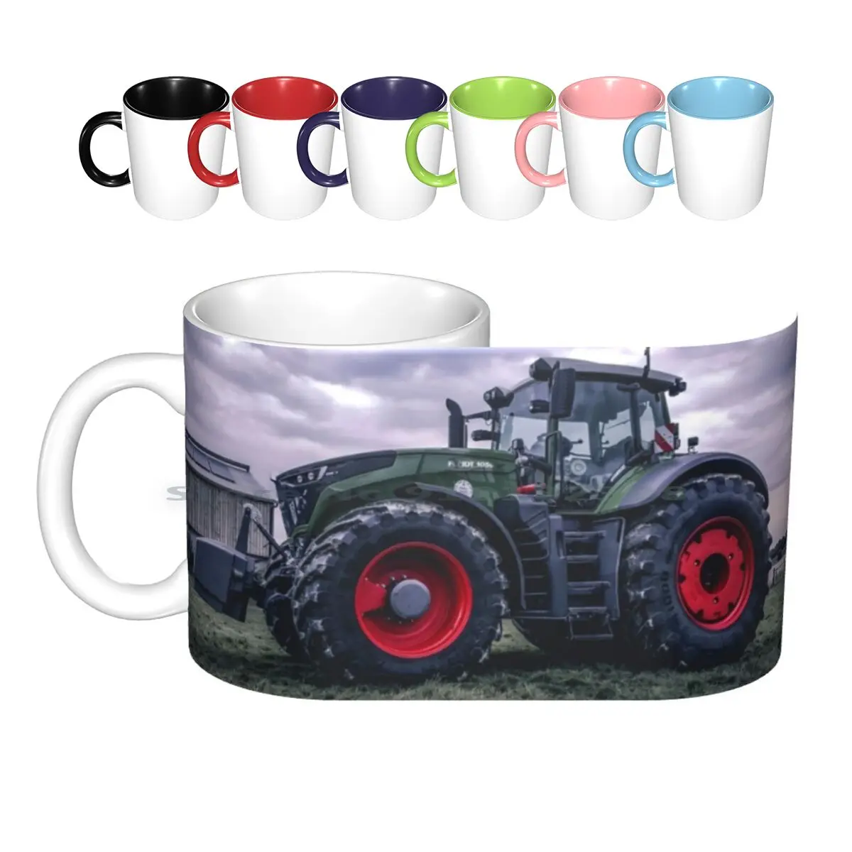 Fendt 1050 Tazze In Ceramica Tazze Da Caffè Tazza Da Tè Al Latte Mietitrebbiatrice Mietitrebbiatrice Trattore Agricoltura Agricoltura Raccolto Estate