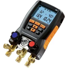 

550 Refrigeration Digital Manifold Kit 2pcs Clamp Probes Electronic Refrigerant Freon Measuring Meter Tools