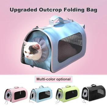 

Space Pet Cat Carrier Bag Outdoor Portable Pet Breathable Shoulder Bag Handbag Outcrop Folding Cat Dog Bag Pets Supplies