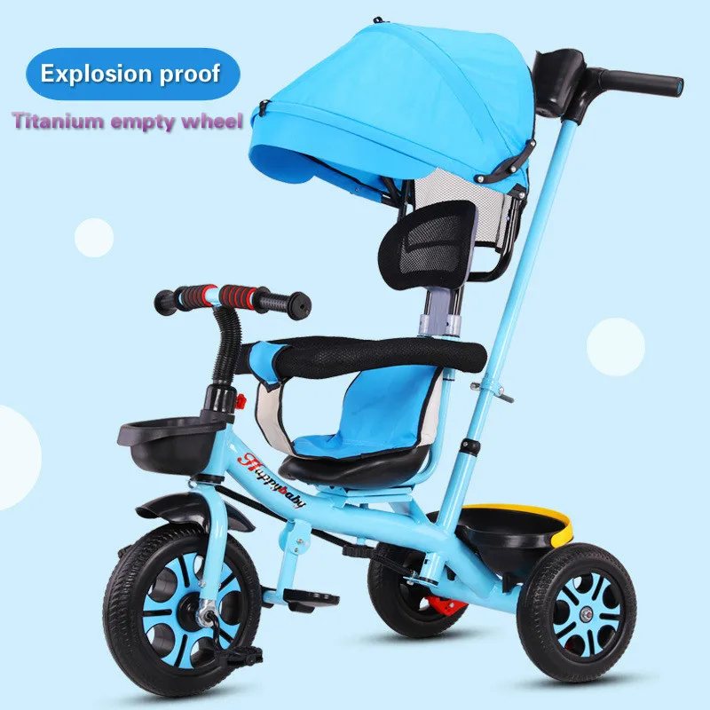 Baby Tricycle 0-6 Years Old Multi-function Baby Rotating Seat Stroller Tricycle Bicycle Children Can Ride Bicycle Trike