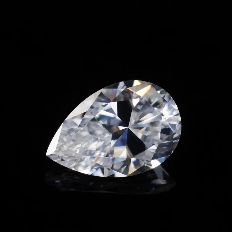Wholesale Price 2x3~10x14mm White D Color VVS1 GH IJ color Moissanites Pear cut shape Loose stone With Certificate | Украшения и