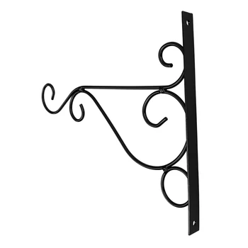 

Wall Hook Bracket Plant Hanger Flower Basket Holder Rack For Lawn Patio Garden