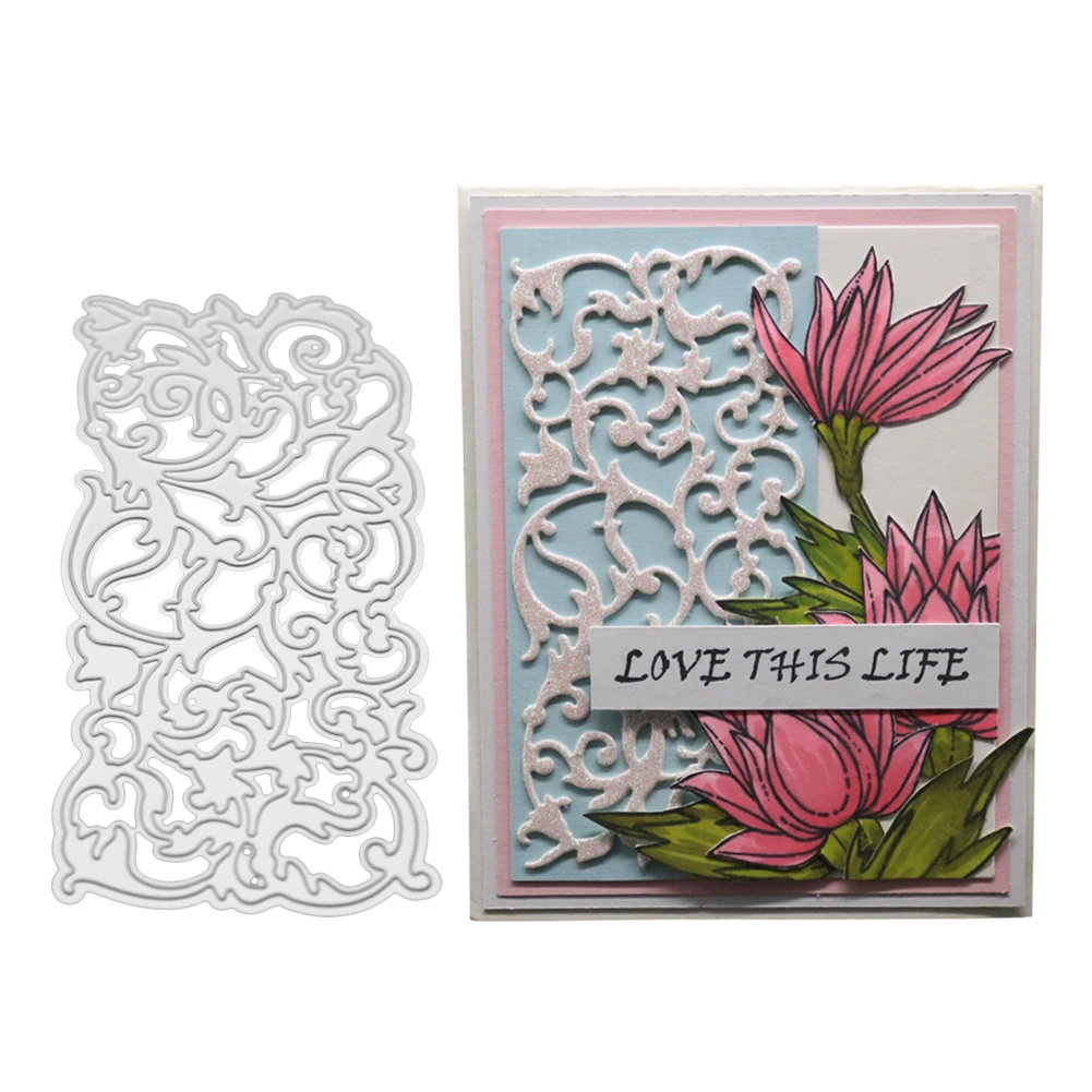  2019 Invitation lace Background Cutting Dies New Mold in 2019 for Card Making - 4000357795514