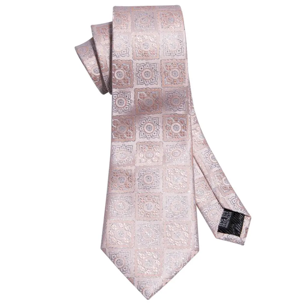 Розовый цветочный галстук, модный галстук, деловой стиль, новинка, мужской галстук, Barry. wang, Прямая поставка, галстук на шею для мужчин, подарки, вечерние, свадебные