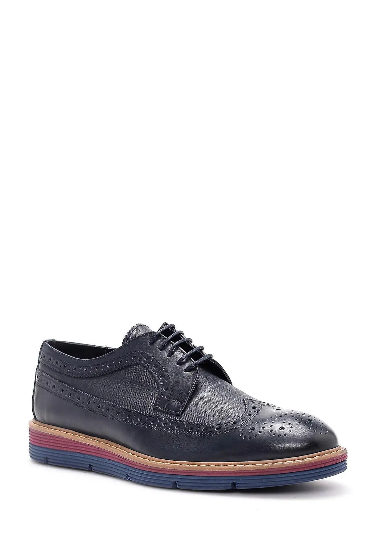 Derimod натуральная кожа темно-синий мужской обуви