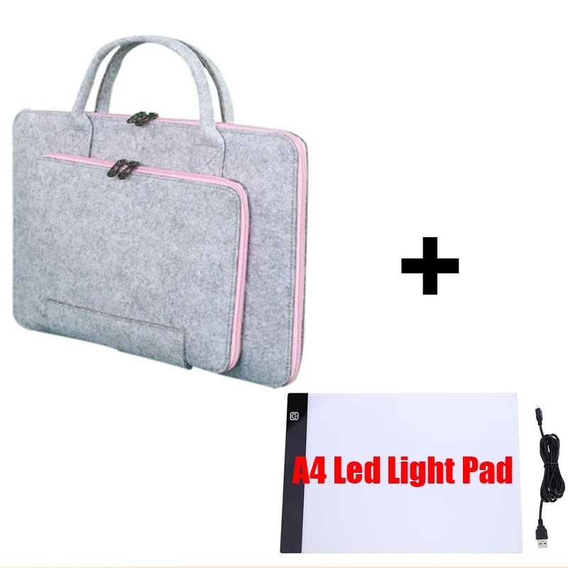 New Fashion Women Handbag Carry A4 Led Light Pad 5D Diamond Painting Tools Moasic Embroidery Accessories 3 Colors | Дом и сад