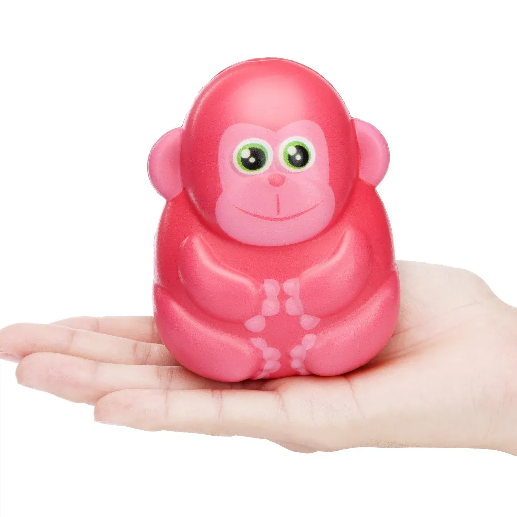 Сжимает мягкую обезьянку игрушка Kawaii мультфильм обезьяна медленно поднимающийся крем Ароматические игрушки для снятия стресса декомпрессия медленное восстановление подарки