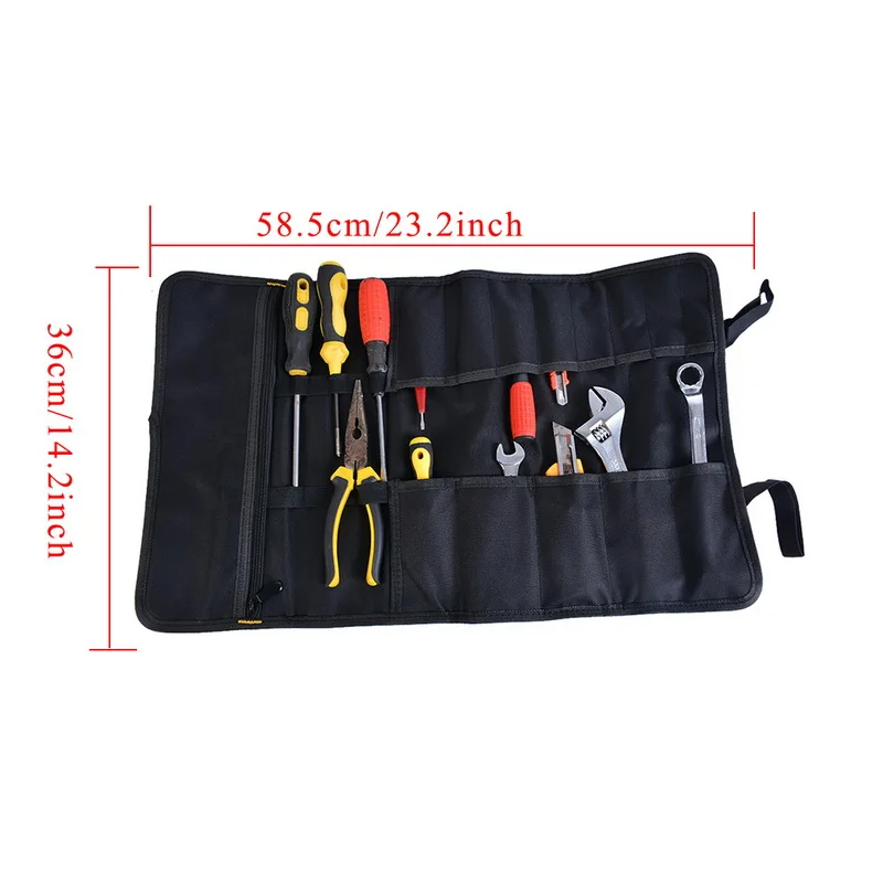 Multifunction Tool Bags Practical Carrying Handles Roller Bags Oxford Canvas Chisel Electrician Toolkit New Instrument Case large tool chest
