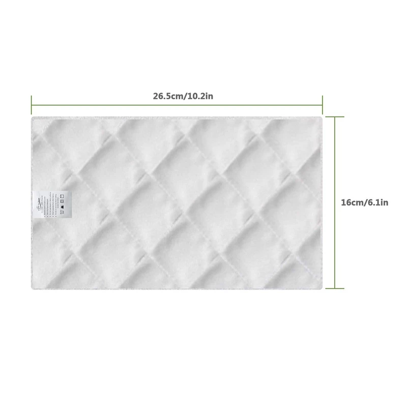6Packs Washable 3 Layers Microfiber, Replacement Steam Mop Pads For Most Hard Flooring Surface For Light 'N' Easy S3101/S7326