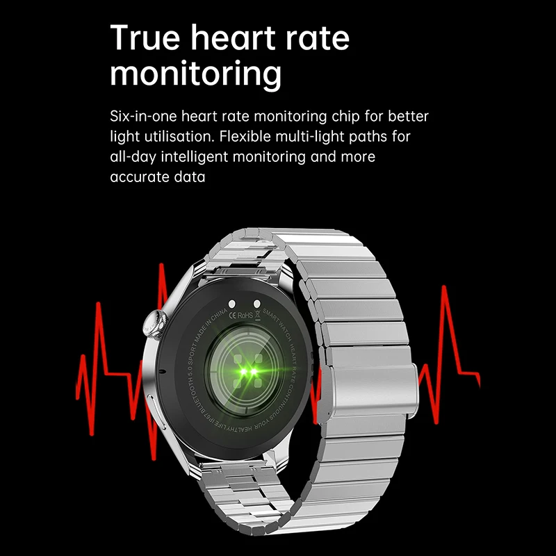 para Xiaomi Huawei Apple Telefone Reloj Inteligente Hombre Smartver Homem Ip68 Ecg Ppg 390*390 2022 Relógio Android Ios - Image 2