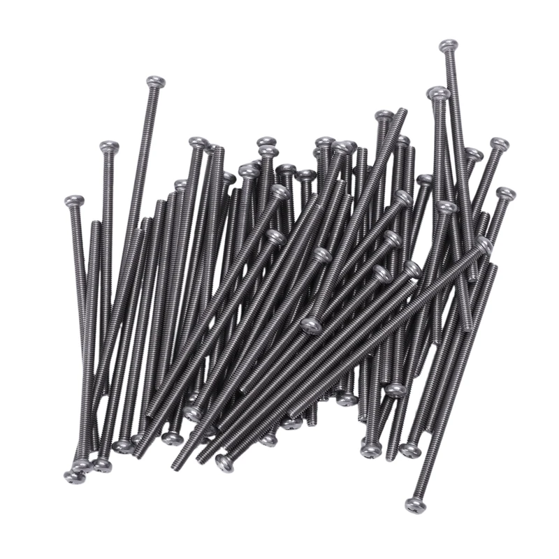 

TOP M3 x 60mm 304 Stainless Steel Phillips Pan Head Screws Bolt 60pcs